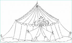 Coloriage Chapiteau Luxe Collection Coloriage Cirque Et Clown
