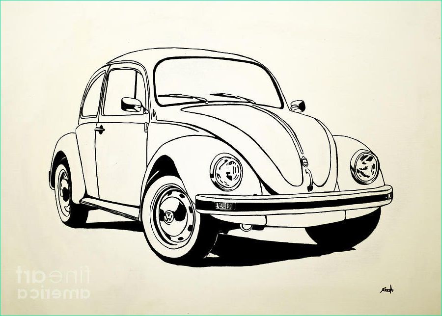 Dessin Coccinelle Voiture Inspirant Collection Vintage Dessin Coccinelle Voiture