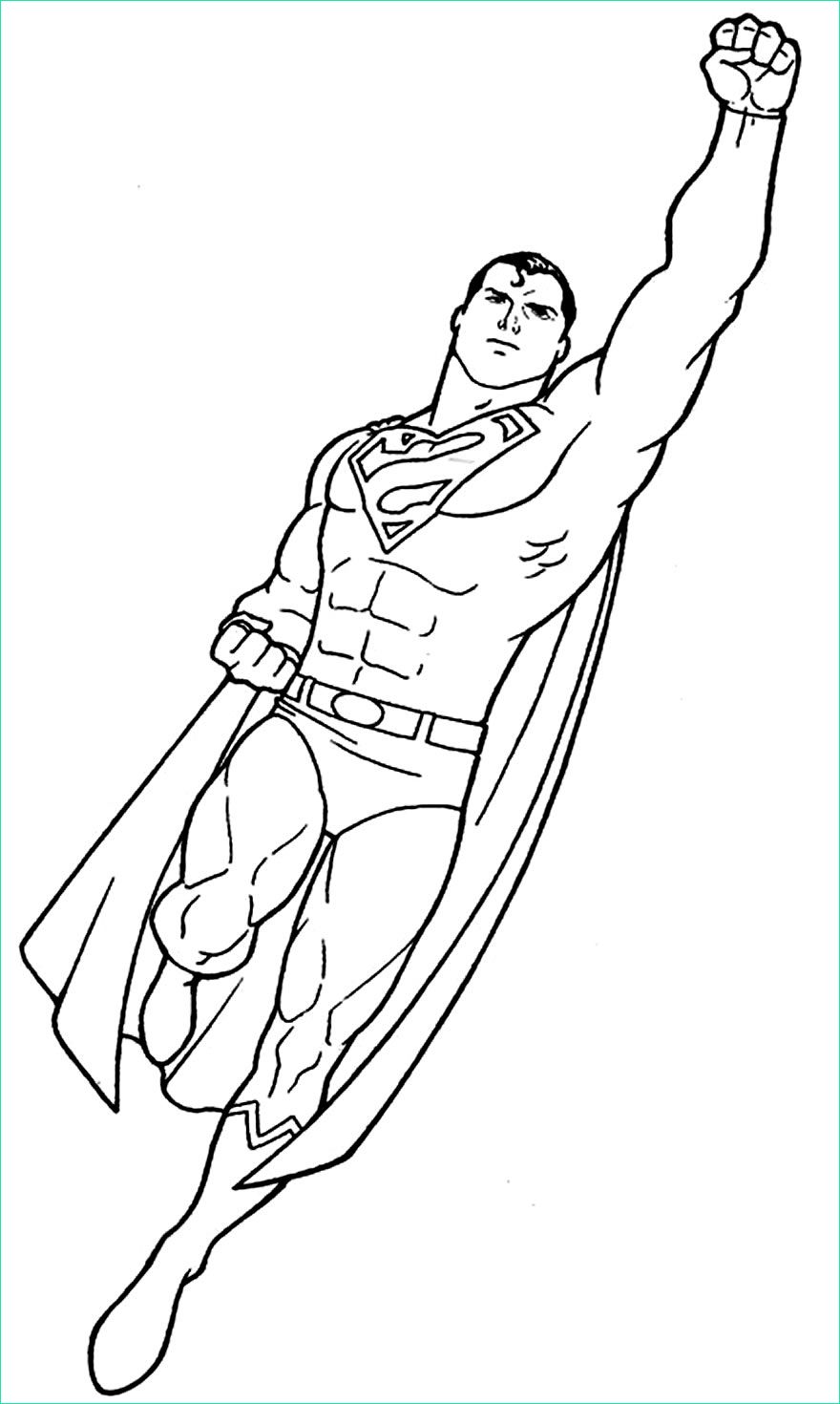 coloriage de superman