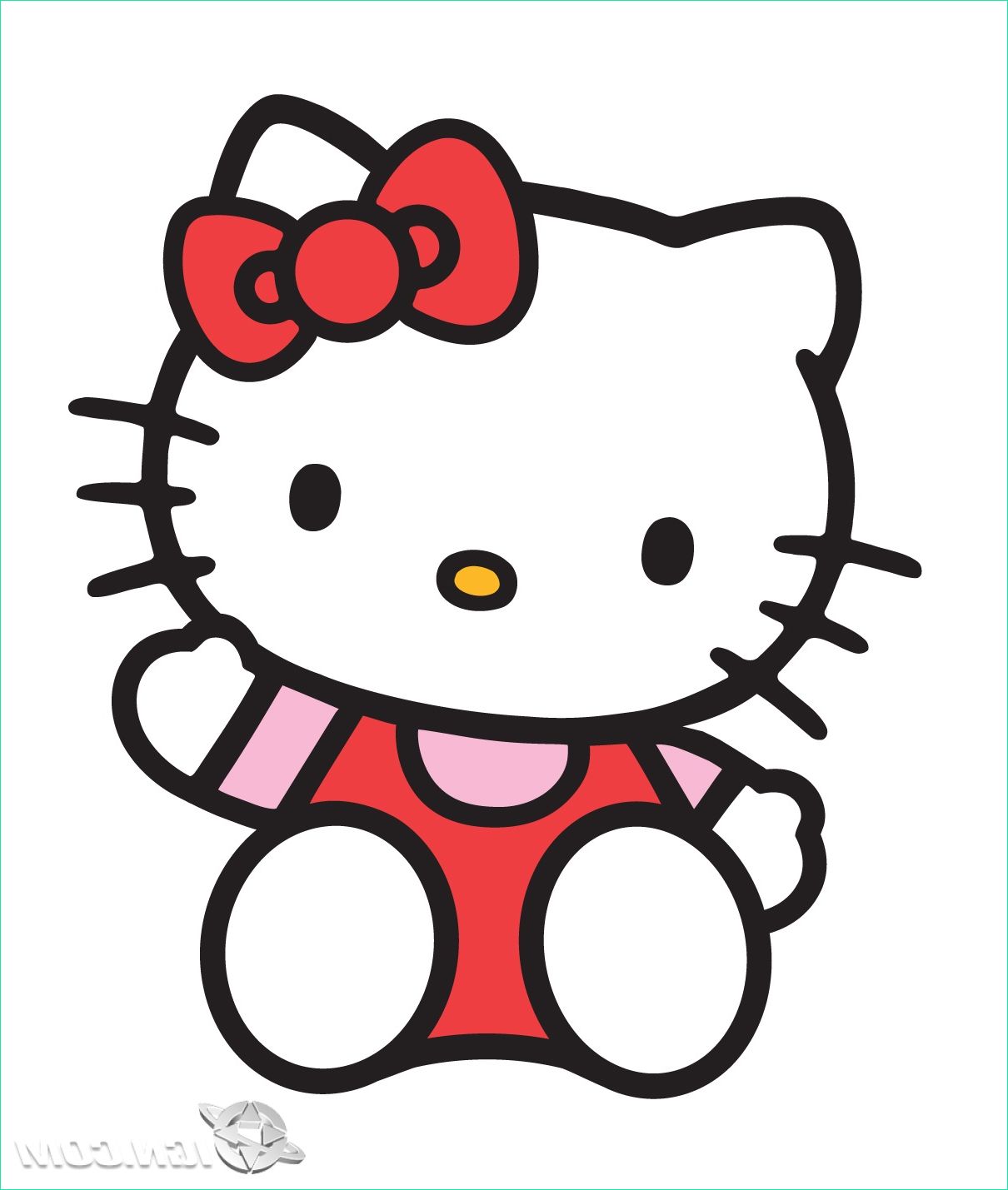 Dessin Hello Kitty En Couleur Bestof Photographie Coloriage Hello Kitty Avec Un Livre à Imprimer Et Colorier