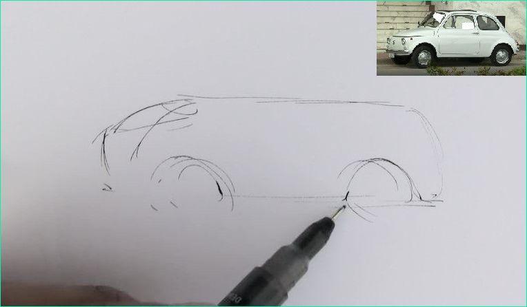 dessiner une voiture facile