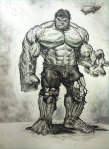 Hulk Dessin Animé Beau Photos Incredible Hulk Ic Poster Of Charcoal Art by tony orcutt