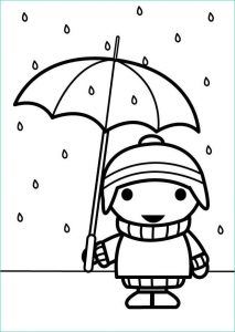 Parapluie Coloriage Beau Photos Coloriage Enfant Avec Un Parapluie Coloriages Gratuits à Imprimer