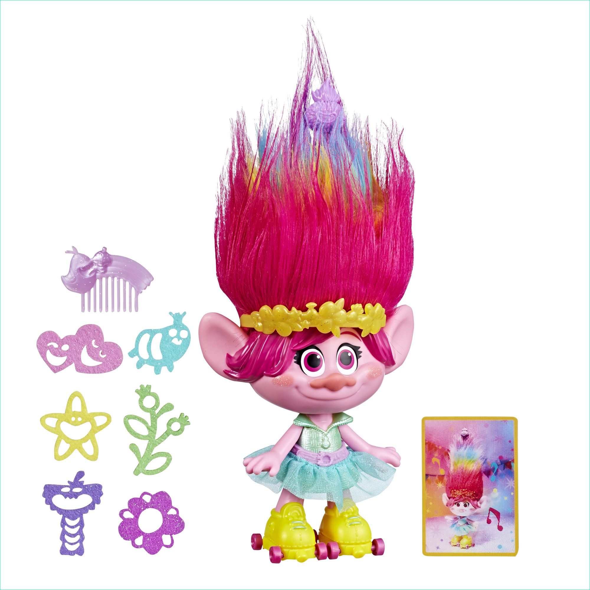 Poppy Troll Inspirant Collection Dreamworks Trolls Party Hair Poppy Musical Doll Walmart