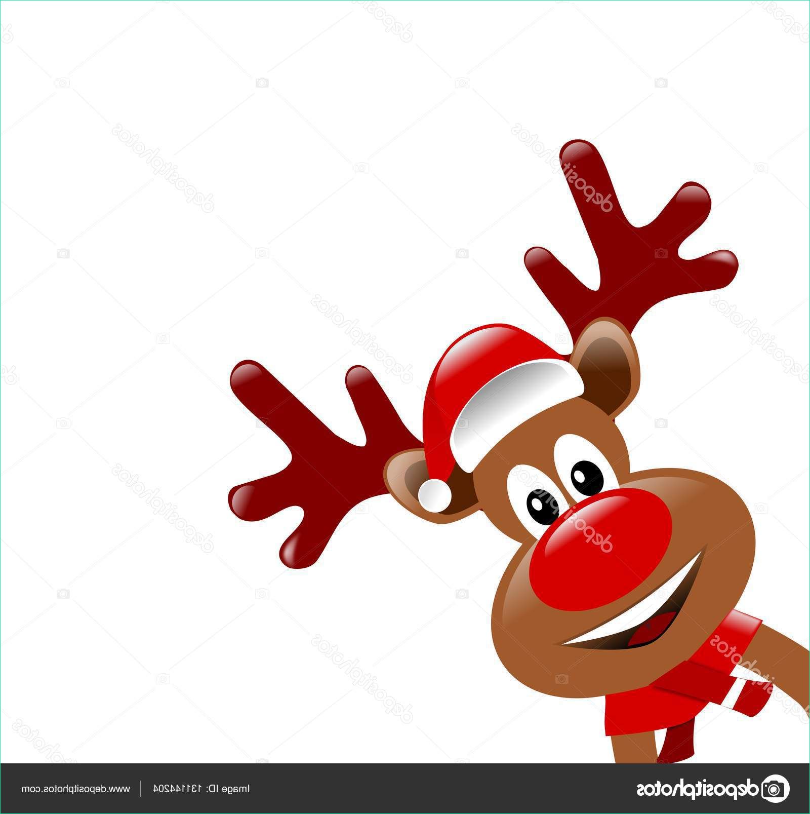 stock photo christmas reindeer cartoon