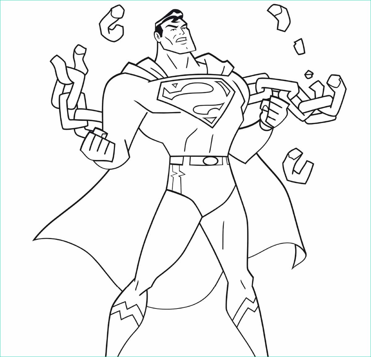 les coloriages superman