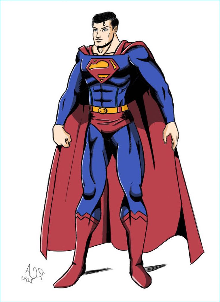 Superman Dessin Luxe Galerie Superman Drawing