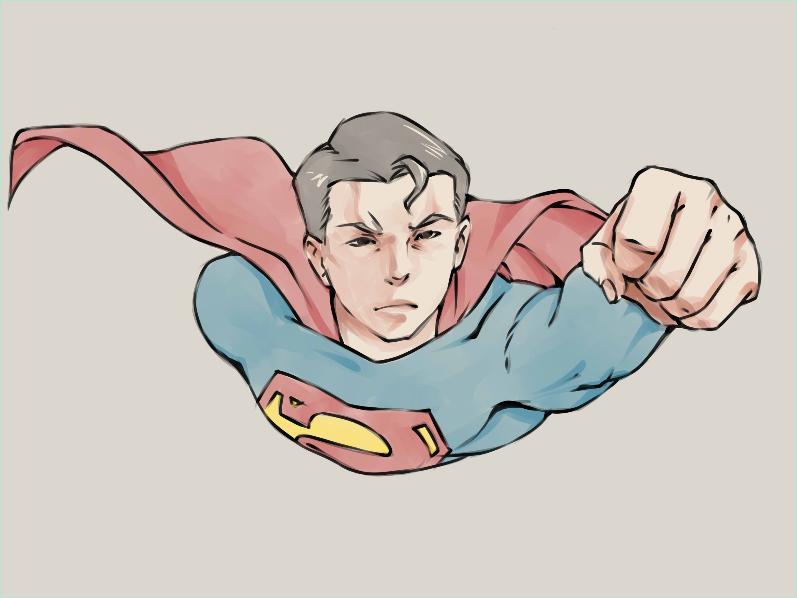 Superman Dessin Luxe Images How to Draw Superman 13 Steps with Wikihow