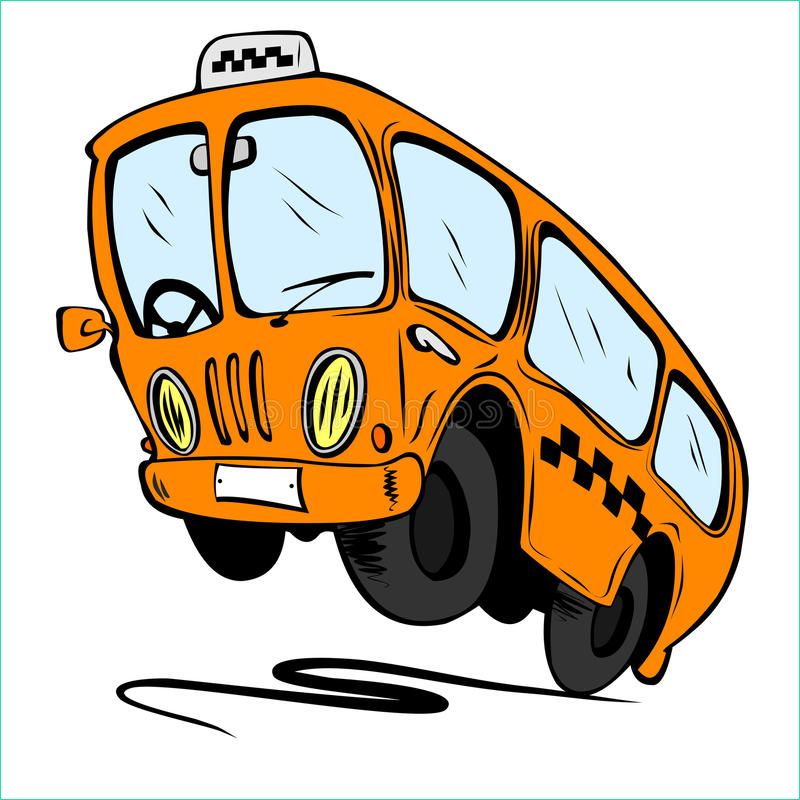 illustration stock bus de dessin animé image