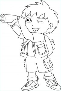 Coloriage Explorateur Luxe Photos Coloriage De Diego L Explorateur à Imprimer Sur Coloriage De