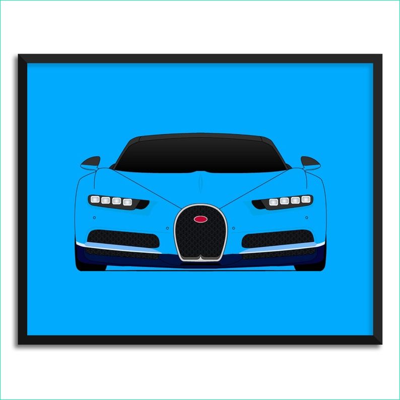 Dessin Bugatti Chiron Beau Images Bugatti Chiron Sport Poster Print Wall Art Décor C1