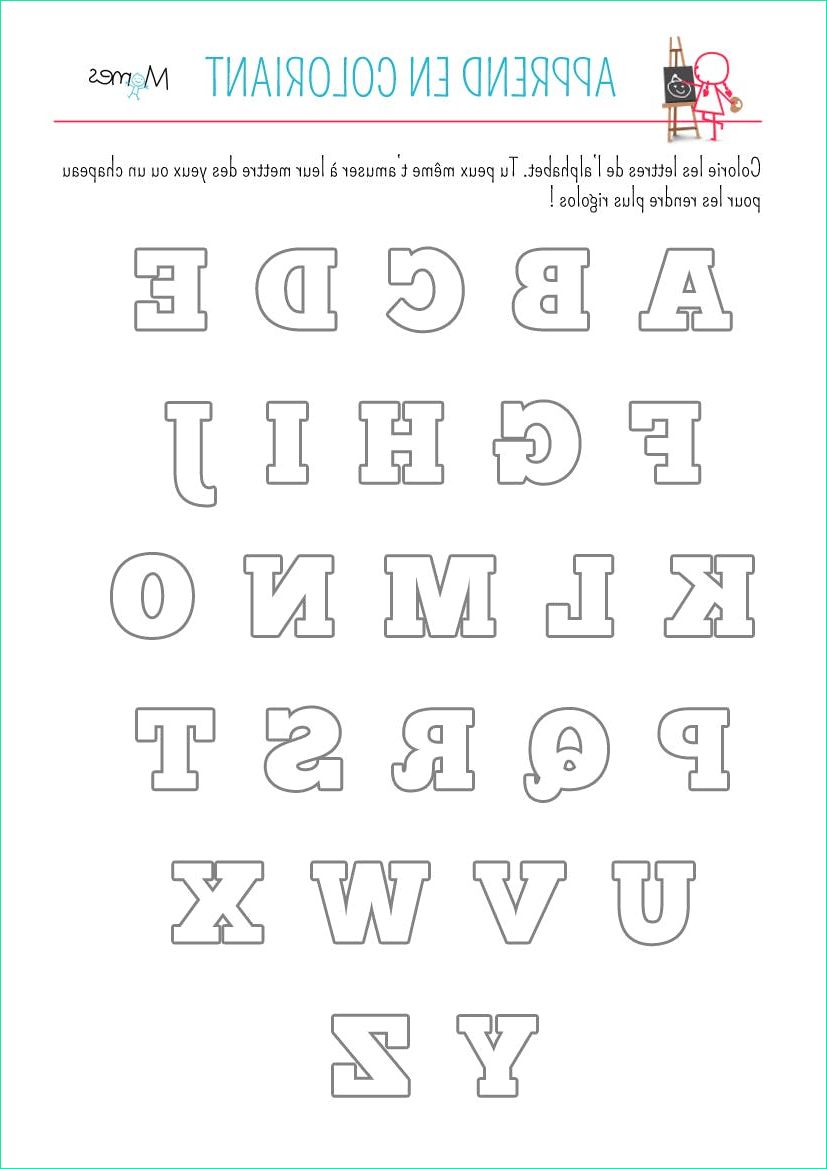 Dessin De L'alphabet Nouveau Photos Coloriage De L Alphabet Momes