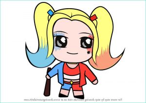 Dessin Kawaii Harley Quinn Beau Image Learn How to Draw Kawaii Harley Quinn Kawaii Characters Step by Step