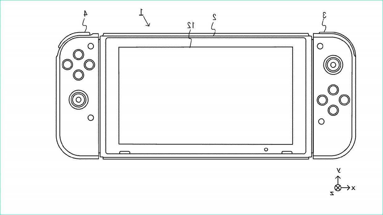 nintendo switch patent drawing