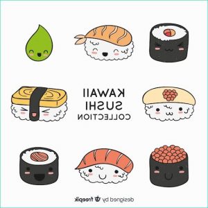 Dessin Sushi Beau Image Kawaii Sushi Sammlung