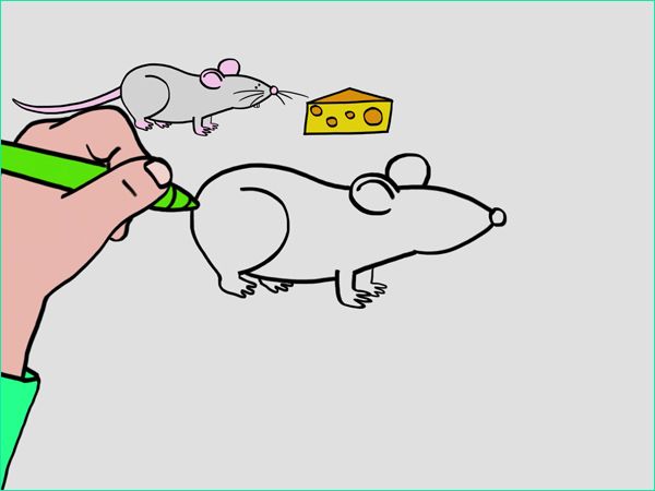 Dessiner Un Rat Impressionnant Photos Apprendre à Dessiner Une souris En 3 étapes
