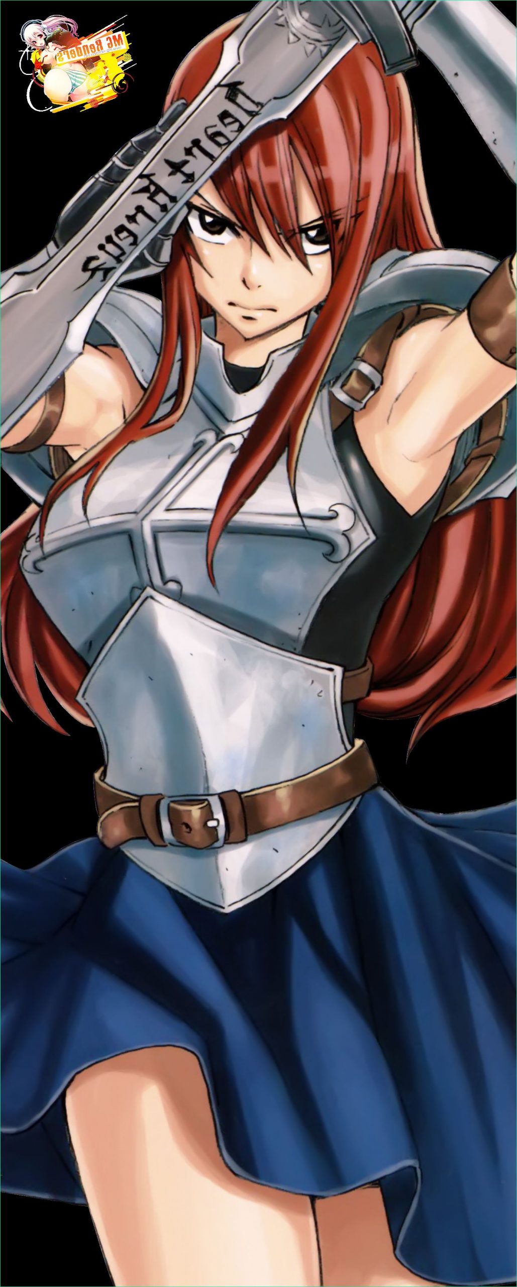 Fairy Tail Erza Impressionnant Photos Fairy Tail Erza Scarlet Render Anime Png Image without Background