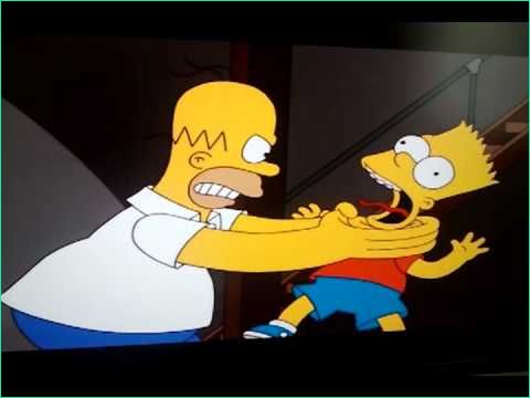 Homer Etrangle Bart Beau Galerie Homer Strangles Bart with Long Fingers