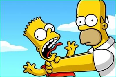 Homer Etrangle Bart Impressionnant Photos La C Est Homer Et Bart