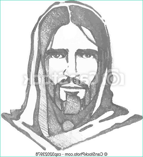 Jesus Dessin Élégant Galerie Jésus Figure Christ Vecteur Ou Dessin Dessiné Main Figure
