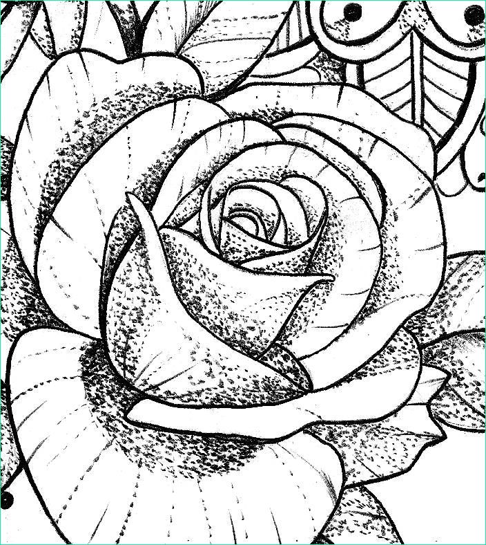 rose mandala tattoo design 1