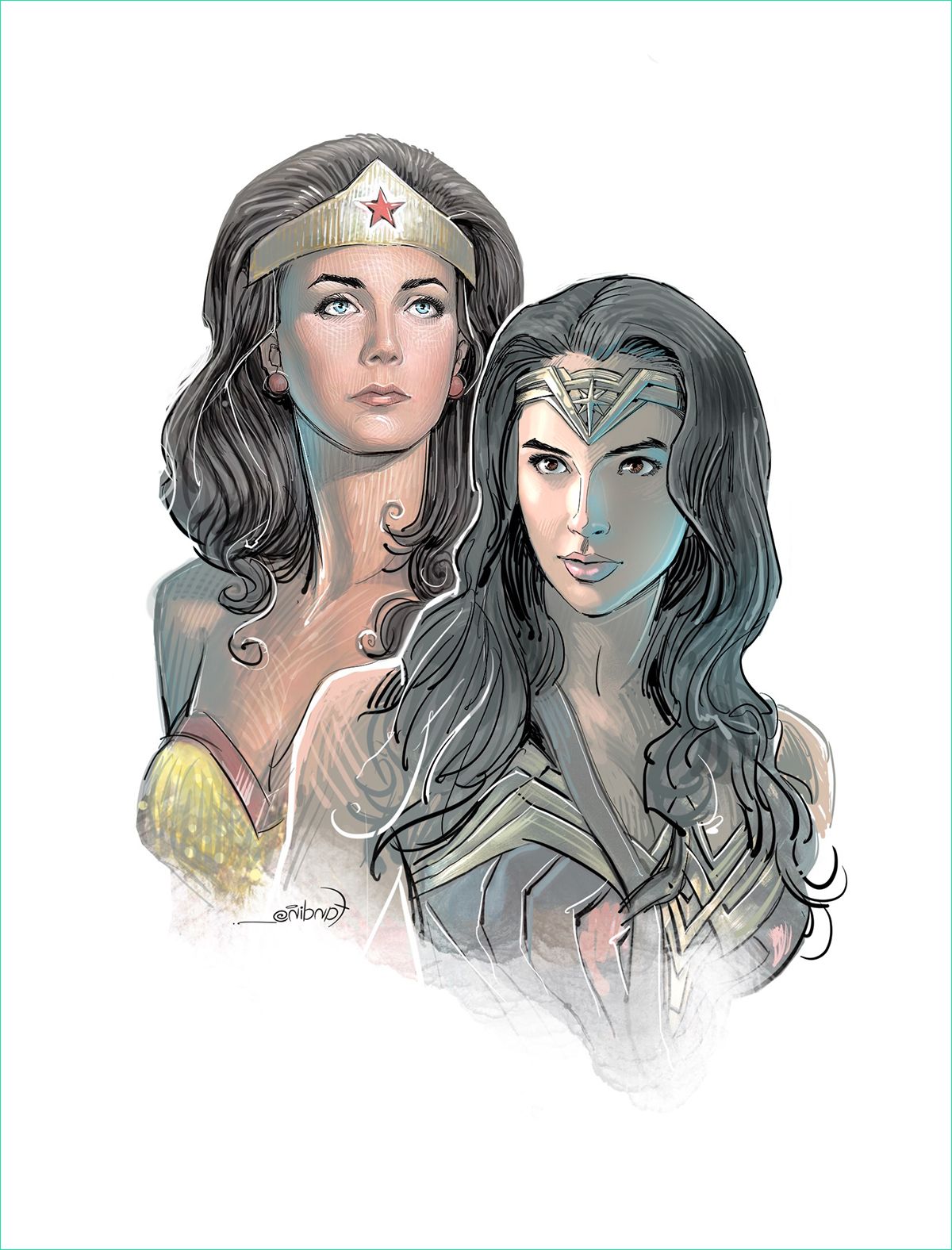 Super Héro Dessin Luxe Collection Wonder Woman On Behance